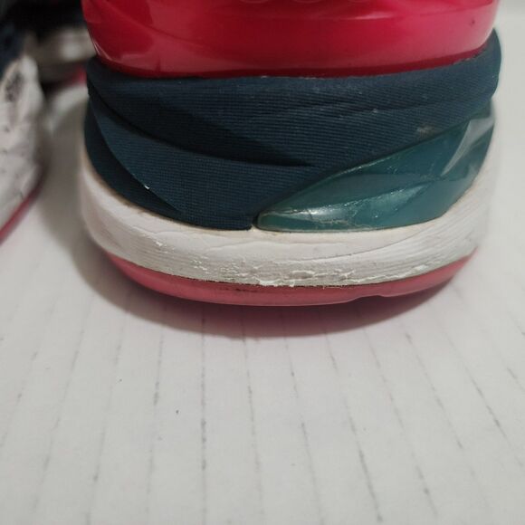 ASICS Womens Running Shoes Dynamic DuoMax IGS 4 Aqua Blue Pink T656N Size US 11 - Picture 13 of 16